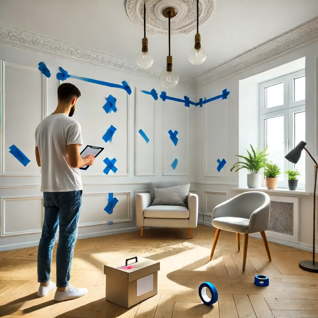 blue tape | fix and flip| remodeling